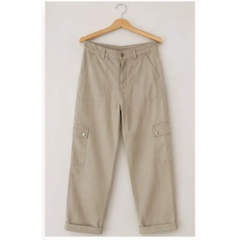 Michael Kors Stretch Organic Cotton Cargo Pants Size 4